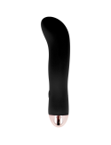 DOLCE VITA - AUFLADBARER VIBRATOR ZWEI SCHWARZ 7 GESCHWINDIGKEIT 5 