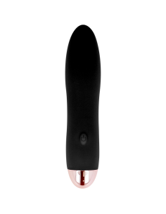 DOLCE VITA - VIBRATEUR RECHARGEABLE QUATRE NOIR 7 VITESSES 4 