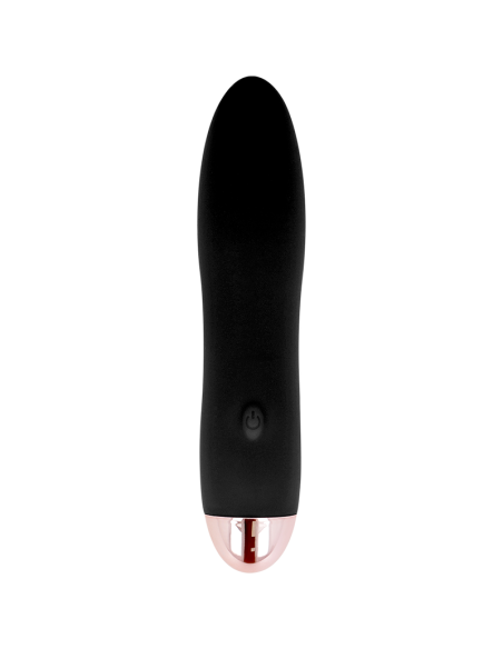 DOLCE VITA - VIBRATEUR RECHARGEABLE QUATRE NOIR 7 VITESSES 4 