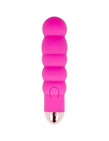 DOLCE VITA - VIBRATEUR RECHARGEABLE SIX ROSE 7 VITESSES 4 