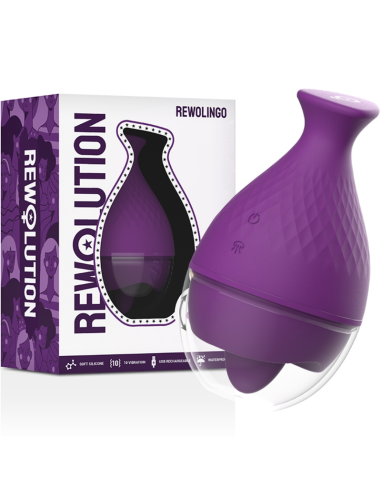 REWOLUTION - VIBRATORE REWOLINGO CON LINGUA 8 