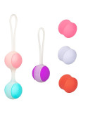 CALEXOTICS - ELLE-OLOGIE ENSEMBLE BOLAS KEGEL INTERCAMBIABLES 6 