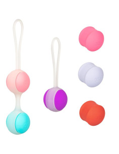 CALEXOTICS - ELLE-OLOGIE ENSEMBLE BOLAS KEGEL INTERCAMBIABLES 6 