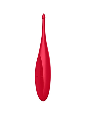 SATISFYER - VIBRATEUR TWIRLING FUN TIP ROUGE 4 