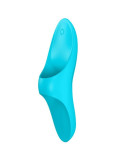 SATISFYER - TEASER FINGER VIBRATOR BLUE LIGHT 5 