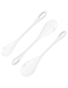 SATISFYER - ENSEMBLE ENTRAÎNEMENT YONI POWER 1 BLANC 4 