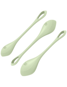 SATISFYER - ENSEMBLE ENTRAÎNEMENT YONI POWER 2 VERT 3 