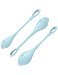 SATISFYER - ENSEMBLE ENTRAÎNEMENT YONI POWER 2 BLEU 3 