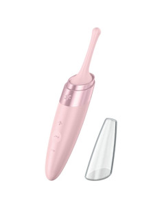 SATISFYER - VIBRATEUR POINTE DE CLIT TWIRLING DELIGHT ROSE 3 