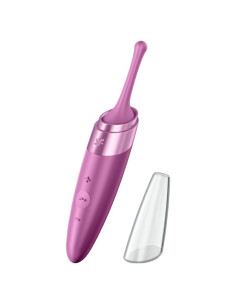 SATISFYER - VIBRATORE CON PUNTA CLIT TWIRLING DELIGHT VIOLA 3 