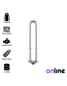 ONLINE - MINI BULLET VIBE SILVER 5 