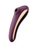 SATISFYER - DUAL KISS AIR PULSE VIBRATOR WINE RED 4 