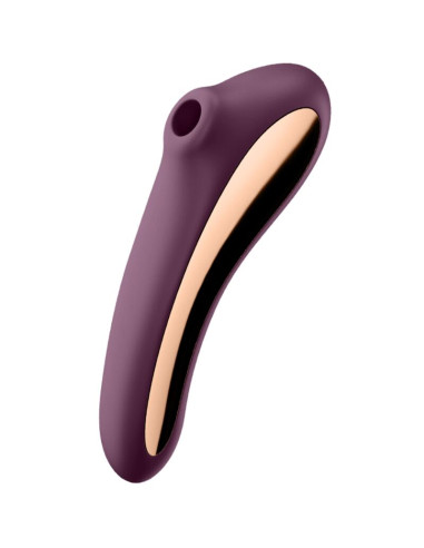 SATISFYER - DUAL KISS AIR PULSE VIBRATOR WINE RED 4 