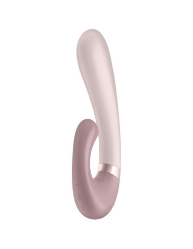 SATISFYER - APPLICATION HEAT WAVE VIBRATOR ROSE 4 