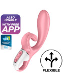 SATISFYER - APP VIBRATORE HUG ME RABBIT ROSA 4 