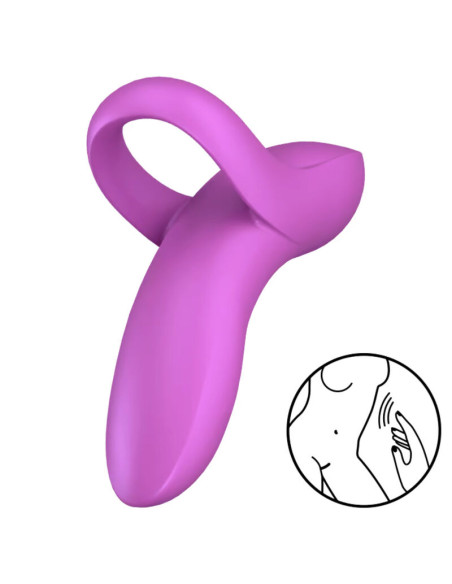 SATISFYER - VIBRATORE DA DITO BOLD LOVER ROSA 4 