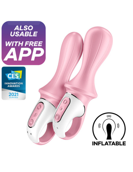 SATISFYER - AIR PUMP BOOTY 5+ AUFBLASBARER ANALVIBRATOR ROSA 4 