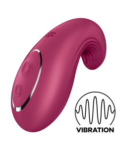 SATISFYER - DIPPING DELIGHT AUFLEGVIBRATOR ROT 4 