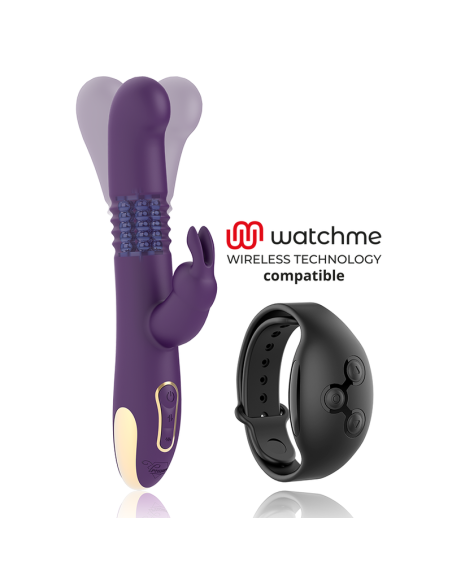 TREASURE - BASTIAN RABBIT UP & DOWN, ROTATOR & VIBRATOR COMPATIBLE WITH WATCHME WIRELESS TECHNOLOGY 9 