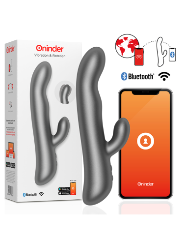 ONINDER - VIBRAZIONE E ROTAZIONE OSLO NERO - APP GRATUITA 8 