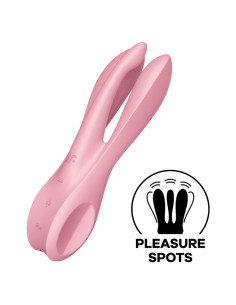 SATISFYER - THREESOME 1 VIBRATOR PINK 5 