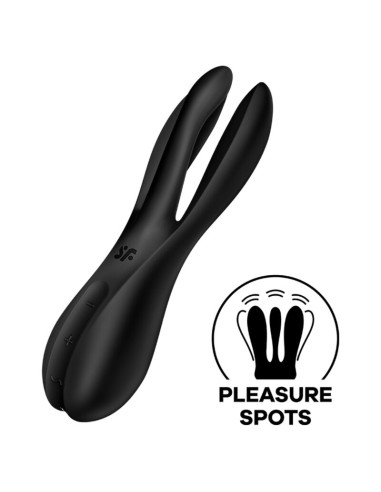 SATISFYER - VIBRATORE THREESOME 2 NERO 4 