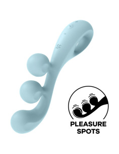 SATISFYER - TRI BALL 2 MULTI VIBRATOR BLUE 4 