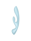 SATISFYER - TRIPLE OH HYBRID VIBRATION BLUE 4 