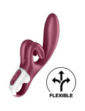 SATISFYER - TOUCH ME RABBIT VIBRATION RED 5 