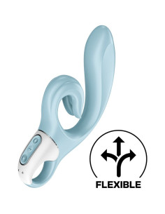 SATISFYER - LOVE ME RABBIT VIBRATION BLEU 5 