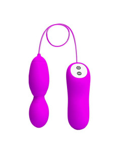 PRETTY LOVE - MASSEUR ROTATION ET VIBRATION VEGA 12 FONCTIONS FUCHSIA 9 