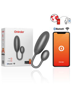 ONINDER - UOVO VIBRANTE DENVER NERO 7 X 2,7 CM APP. GRATUITA 9 