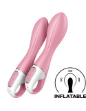 SATISFYER - VIBRATEUR POMPE A AIR 2 ROSE 6 