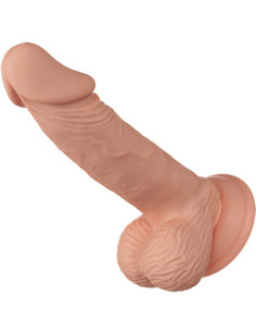 BAILE - BELLISSIMO DILDO FLESSIBILE REALISTICO ZEBULONE INCONTRO 19.4 CM NATURALE 8 