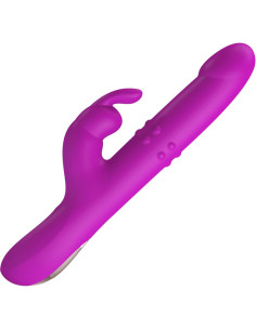 PRETTY LOVE - VIBRATEUR REESE AVEC ROTATION VIOLET 10 