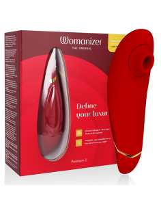 WOMANIZER - PREMIUM 2 CLITORAL STIMULATOR BORDEAUX 7 