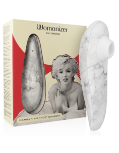 WOMANIZER - MARILYN MONROE CLASSIC 2 KLITORALSTIMULATOR, WEISSER MARMOR 7 