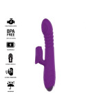 INTENSE - IGGY MULTIFUNCTION RECHARGEABLE VIBRATOR UP & DOWN WITH CLITORAL STIMULATOR PURPLE 6 