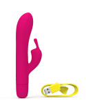 B SWISH - BWILD BUNNY INFINITE KLASSISCHER WIEDERAUFLADBARER VIBRATOR ROSA SILIKON 5 