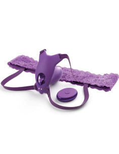 FANTASY FOR HER - BUTTERFLY HARNESS G-SPOT WITH VIBRATOR, RECHARGEABLE & REMOTE CONTROL VIOLET 5 