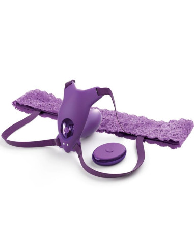 FANTASY FOR HER - HARNAIS PAPILLON G-SPOT AVEC VIBRATEUR, RECHARGEABLE ET TÉLÉCOMMANDE VIOLET 5 