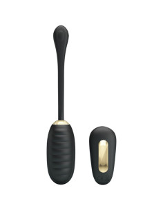 PRETTY LOVE - DOREEN LUXURY RECHARGEABLE VIBRATING EGG BLACK 12 