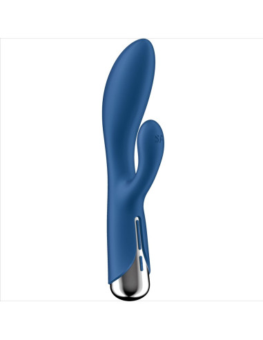 SATISFYER - SPINNING RABBIT 1 CLITORIS AND G-SPOT STIMULATION BLUE 7 