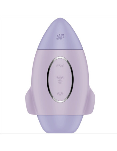 SATISFYER - MISSION CONTROL LILAC SMALL DOUBLE IMPULSE VIBRATOR 7 