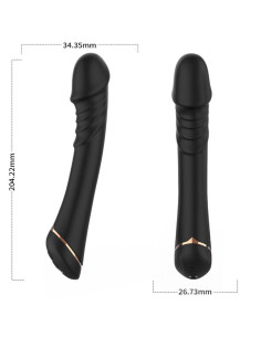 ARMONY - GODE VIBRATEUR SILICONE NOIR 4 