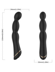 ARMONY - VIBRATEUR BAMBU RÉGLABLE NOIR 4 