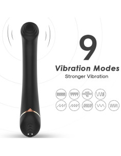 ARMONY - VIBRATOR FALTKOPF SILIKON SCHWARZ 4 