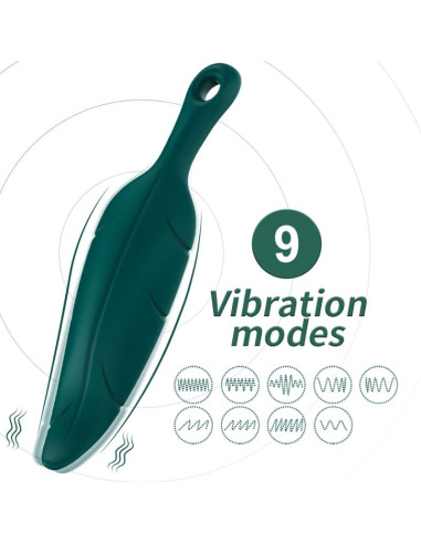 ARMONY - STIMULATEUR & VIBRATEUR VERT FEUILLE 5 