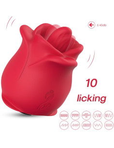 ARMONY - ROSE 10 MODES LICKING CLIT VIBRATOR RED 4 