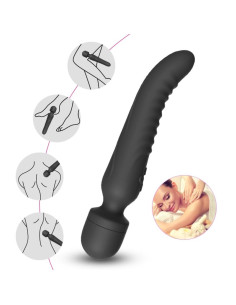 ARMONY - MISSION MASSAGER & VIBRATOR WÄRMEEFFEKT SCHWARZ 4 